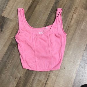 Pac Cares Pink Medium Crop Top